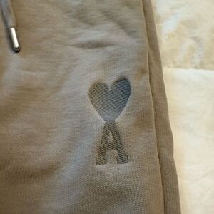 ami sweatpants - tan small